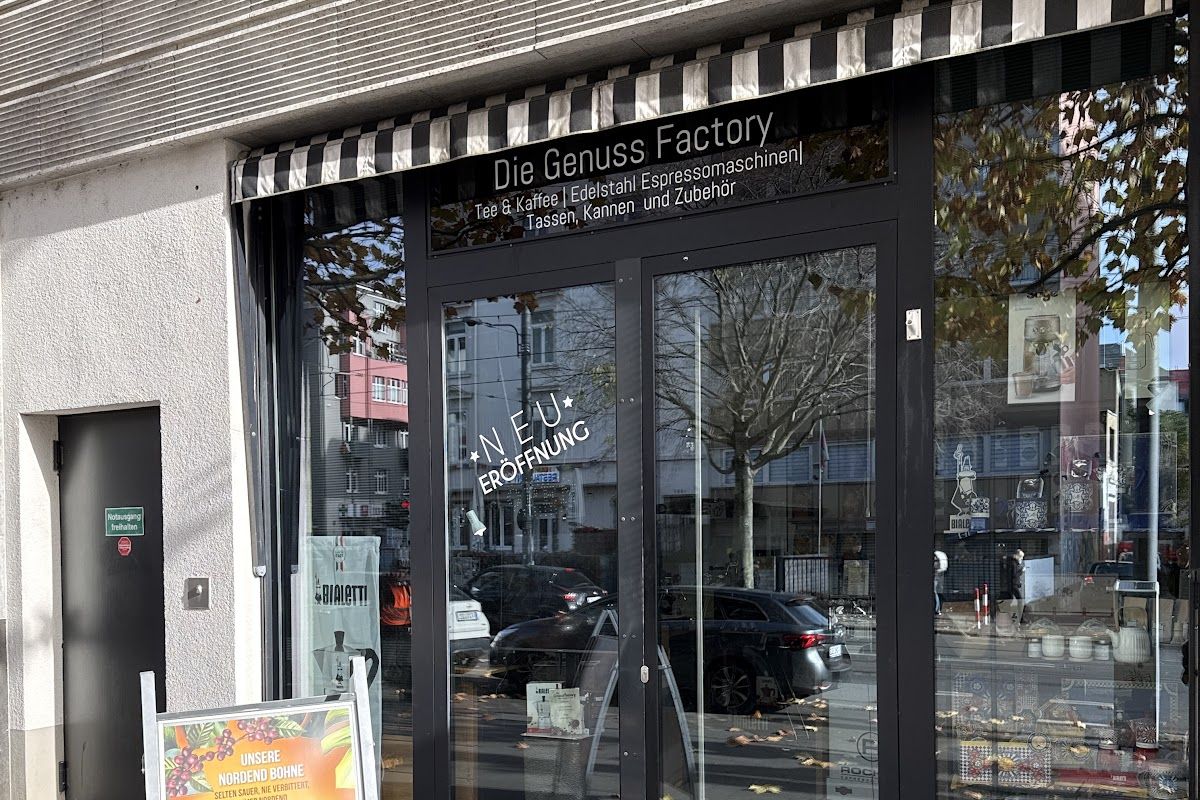 Ladengeschäft der Genuss Factory in der Eckenheimer Landstraße in Frankfurt-Nordend